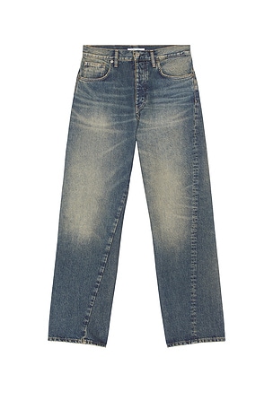 Wide Twist Denim Sunflower