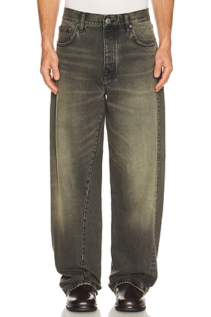 Wide Twist Jean Sunflower