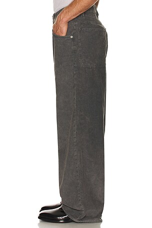 Sunflower Super Wide Cord Pant in Grey