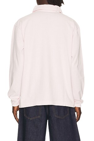 Sunflower Heavy Jersey Rugby Polo in Blush. Size M. Also