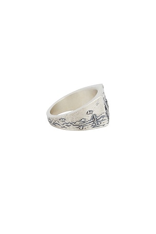 Serge de Nimes Outback Ring in Metallic Silver
