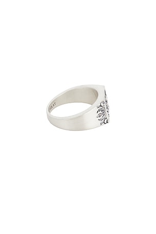 Serge de Nimes Cherub Ring in Metallic Silver