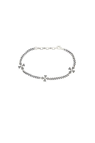 Serge de Nimes Clement Bracelet in Metallic Silver