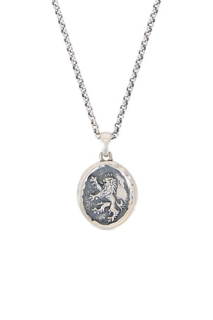 Serge de Nimes Courage Necklace in Metallic Silver