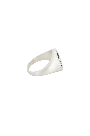Serge de Nimes Courage Ring in Metallic Silver