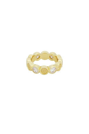 Serge de Nimes Eternal Ring in Metallic Gold