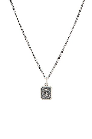 Serge de Nimes Chrysanth Necklace in Metallic Silver