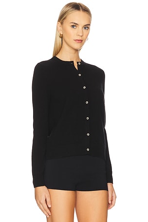 Soft Goat Cardigan in Black. Size S. Also