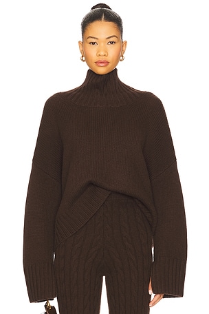 Girlfriend Turtleneck Pullover Soft Goat