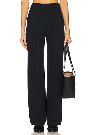 Cable Knit Pant Soft Goat