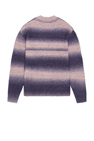 Students Golf Cole Knit Mockneck Mohair Sweater in Purple