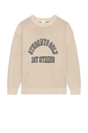 1st String Knit Crew Sweater Students Golf