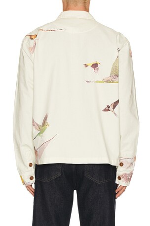 Students Golf Windmill Chore Jacket in Cream. Size XL/1X. Also