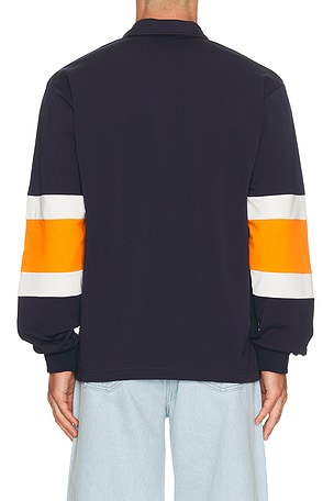 Students Golf August Rugby Polo in Navy