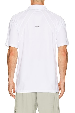 Students Golf Arndt Short Sleeve Polo Shirt in White