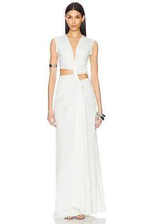 Sid Neigum Triple Loop Dress in Ivory