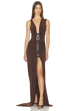 Gathered Belt Dress Sid Neigum