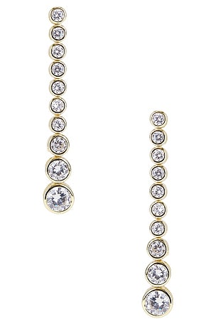 Bezel Diamond Drop Earring SHASHI