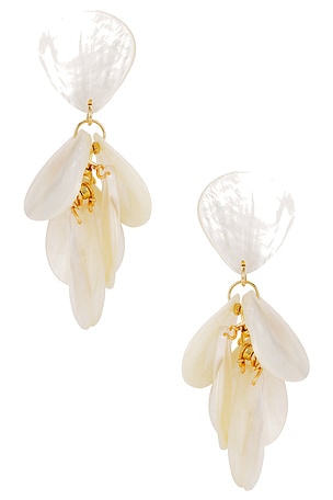 Ruellia Mother Of Pearl Earring SHASHI