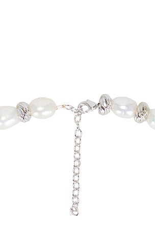 SHASHI Paloma Pearl Necklace in Ivory