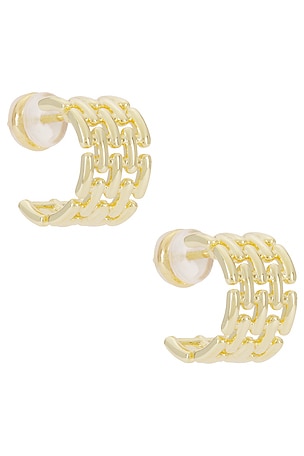 Linked Huggie Earring SHASHI