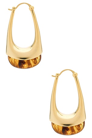 SHASHI x REVOLVE Elysee Hoop in Metallic Gold