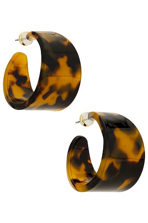 Kasumi Tortoise Hoop Earring SHASHI