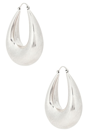Julia Silver Hoop Earring SHASHI