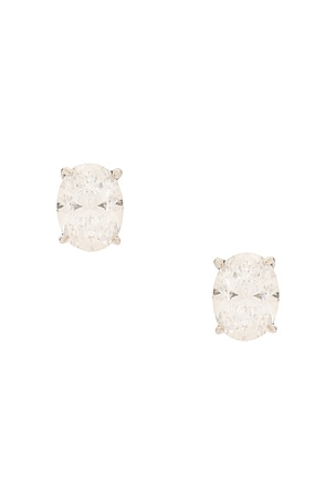 Oval Solitaire Stud SHASHI