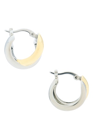SHASHI Ross Hoop in Metallic Gold