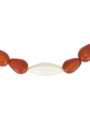 SHASHI Riva Gemstone Necklace in Red