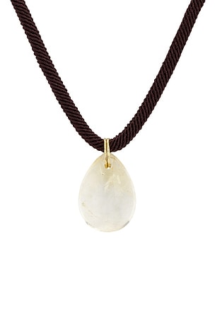 SHASHI COLLIER LASSO en Marron