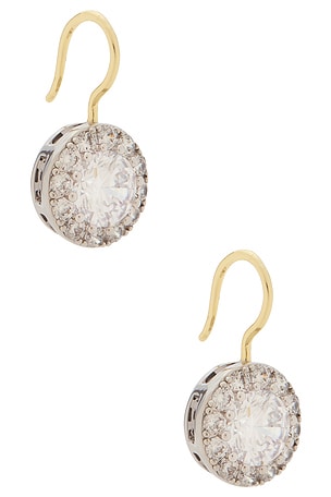Two Tone Georgian Cut Hoop Earring SHASHI