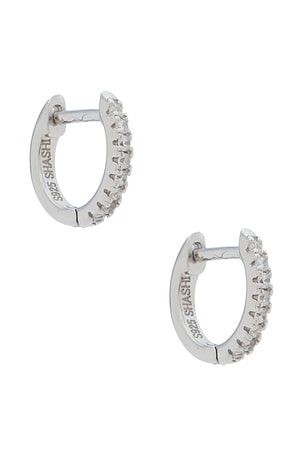 Micro Pave Huggie Earrings SHASHI