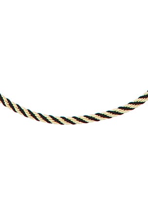 SHASHI Duet Rope Chain Necklace in Metallic Gold,Black