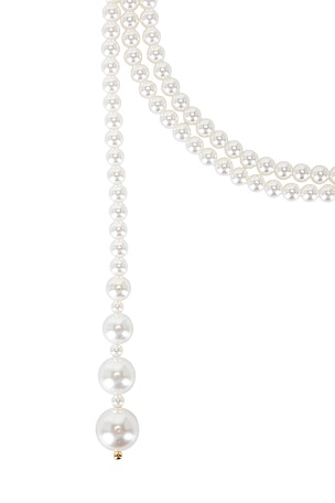 SHASHI Langford Necklace in Ivory