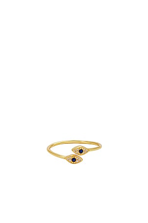 Double Evil Eye Ring SHASHI