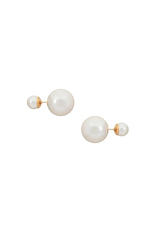 Double Pearl Earrings SHASHI