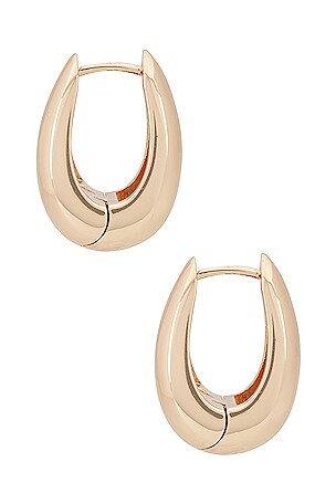SHASHI Odyssey Hoop in Metallic Gold