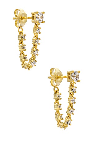 Tennis Chain Earring SHASHI