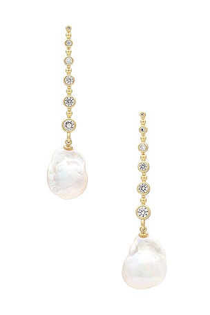 Diamond Baroque Drop EarringSHASHI$136BEST SELLER