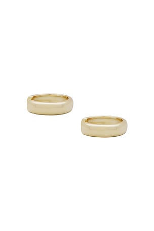 SHASHI Ford Ear Cuff Set in Metallic Gold