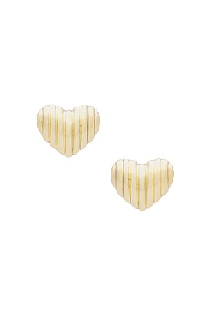 BOUCLES D'OREILLES GOLD HEART DROP SHASHI