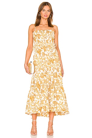 knee length dresses for ladies V-neck Tank Long Dress – APNY main image 1
