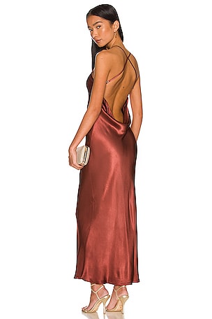 Thalia Cowl Back Bias Midi DressShona Joy$222