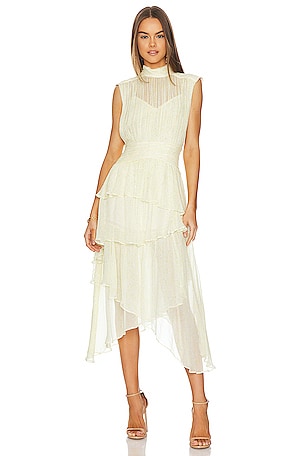 Gina Ruched Midi Dress Shona Joy