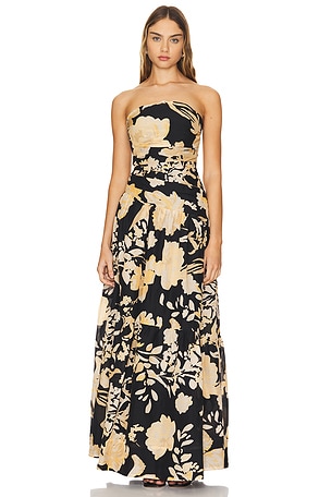 Xenia Strapless Tiered Maxi DressShona Joy$495