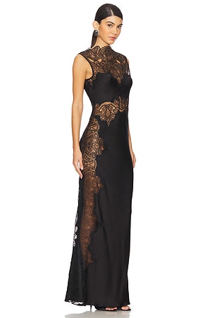 Jamila Lace High Neck Maxi Dress Shona Joy