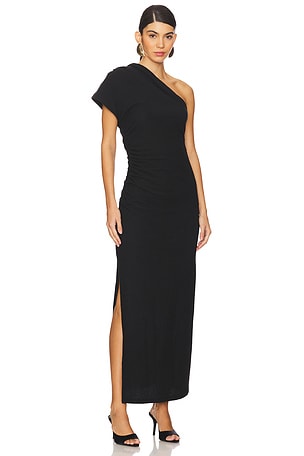 Beau Asymmetrical Midi Dress Shona Joy