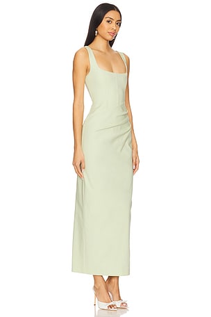 Shona Joy Lani Structured Midi Dress in Mint. Size Aus 6 / US 2/XS. Also
